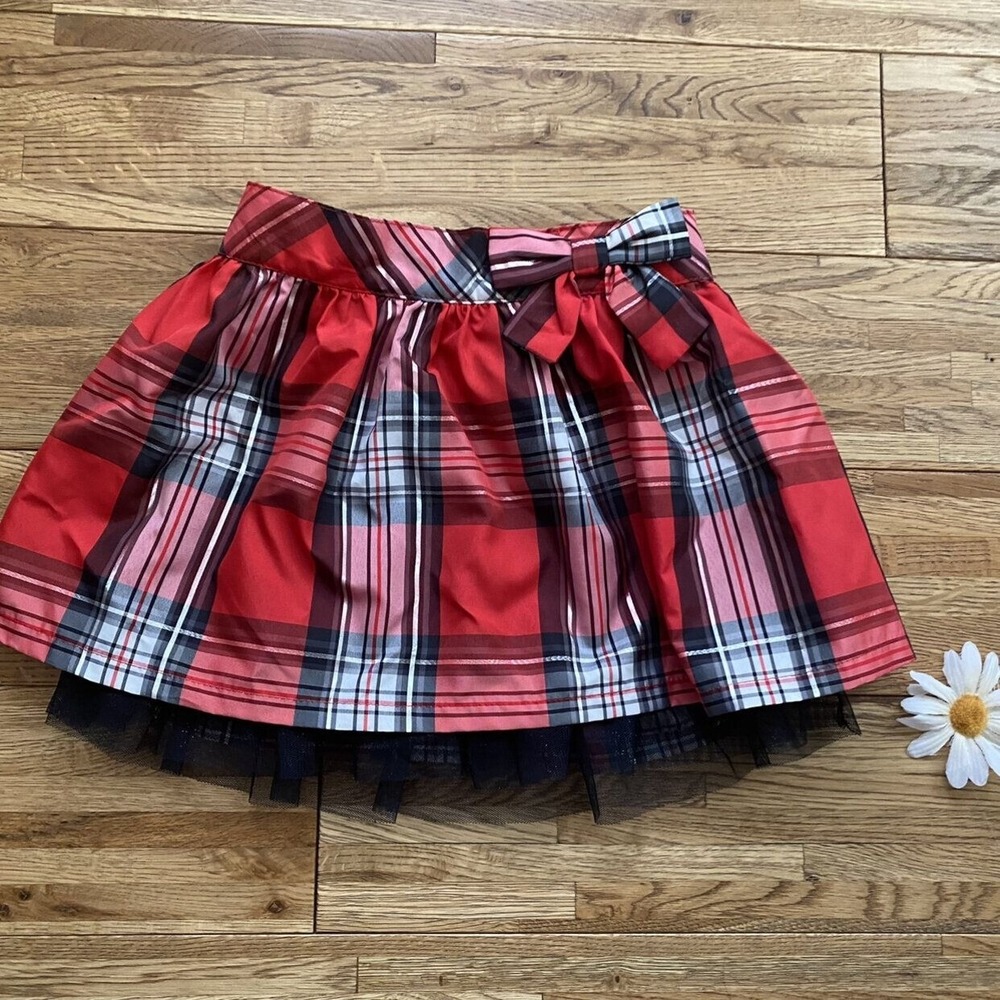 Sonoma Plaid Christmas Skirt Size 4